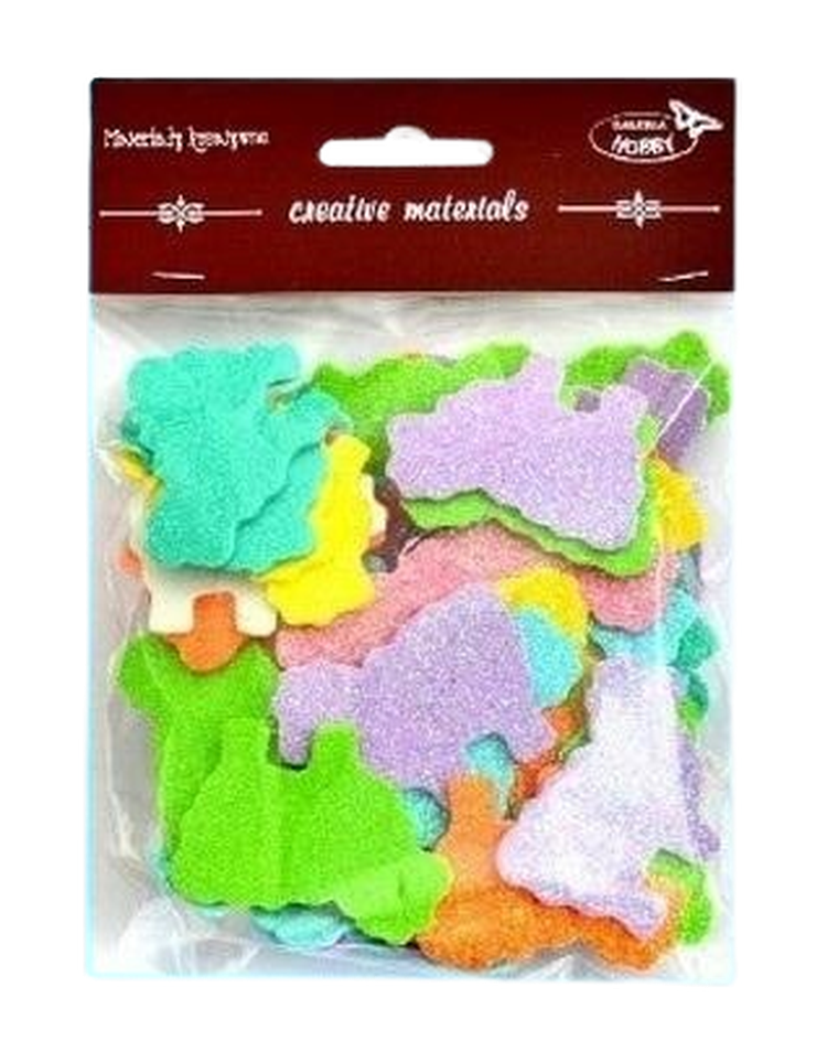 Galeria Hobby, baranki brokatowe, 60 szt.