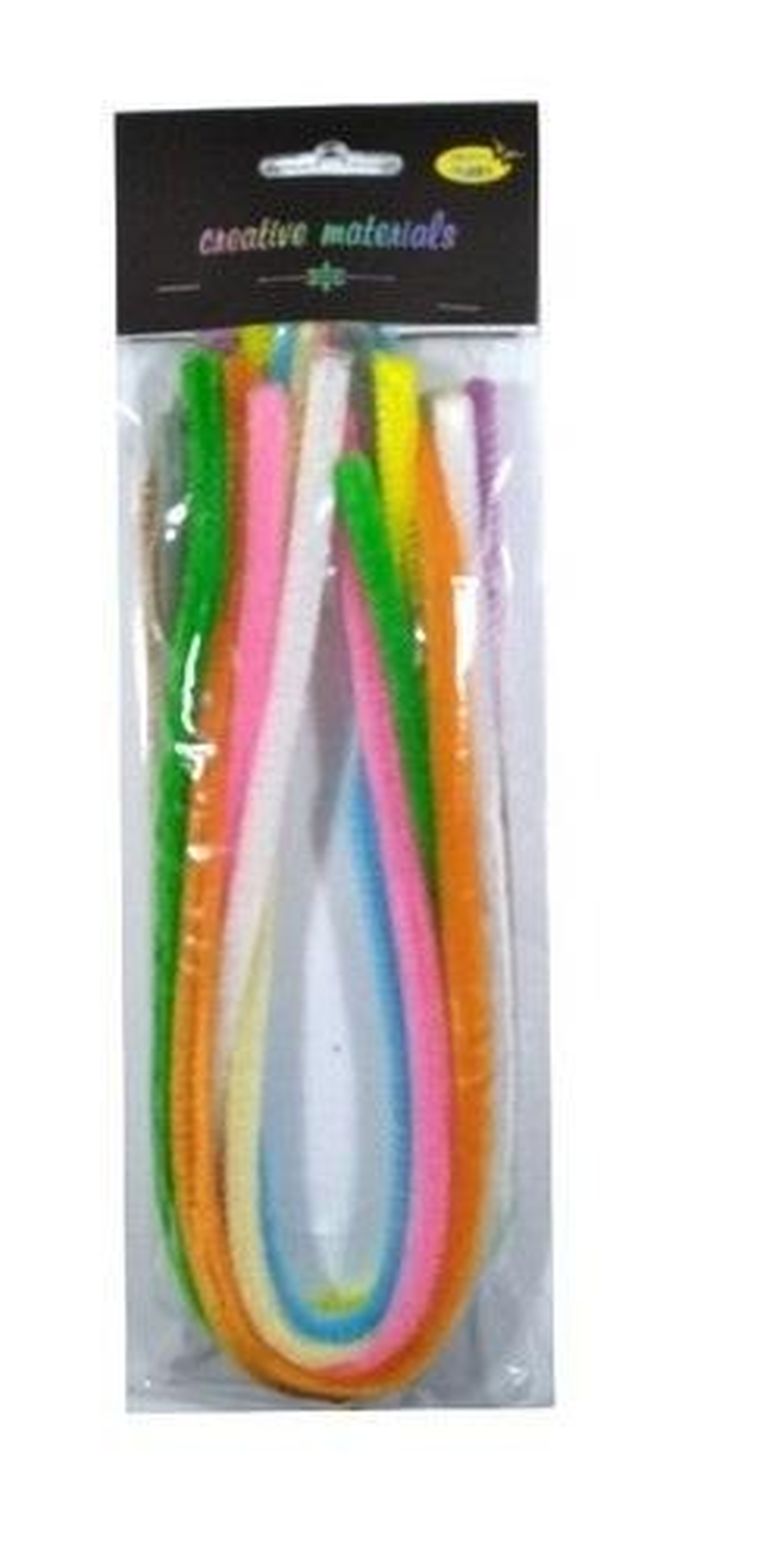 Galeria Hobby, druty chenille, kolorowe, 9 mm x 50 cm, 10 szt.