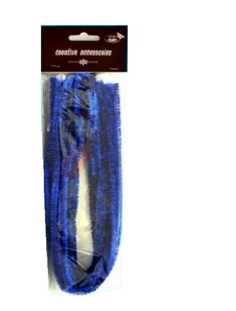 Galeria Hobby, druty chenille, niebieskie, 9mmx50cm, 10 szt.