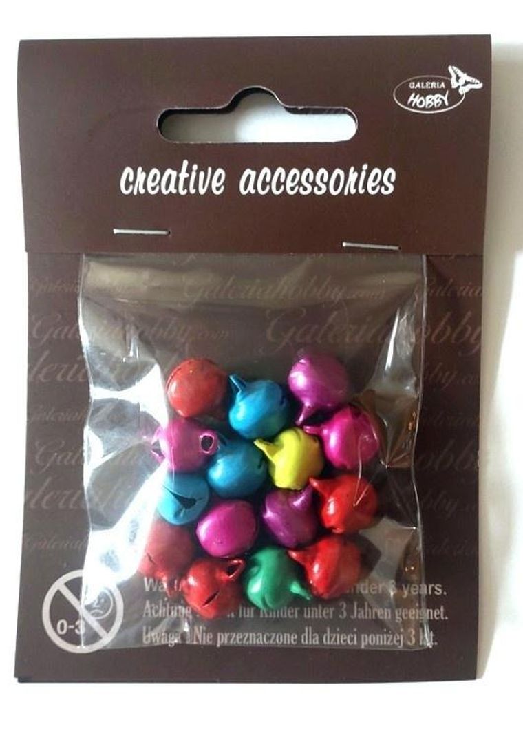 Galeria Hobby, dzwonki, 10mm, 15 szt.