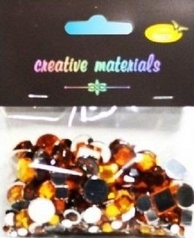 Galeria Hobby, elementy kryształkowe, złoto-brązowe, 4-12 mm, 25g