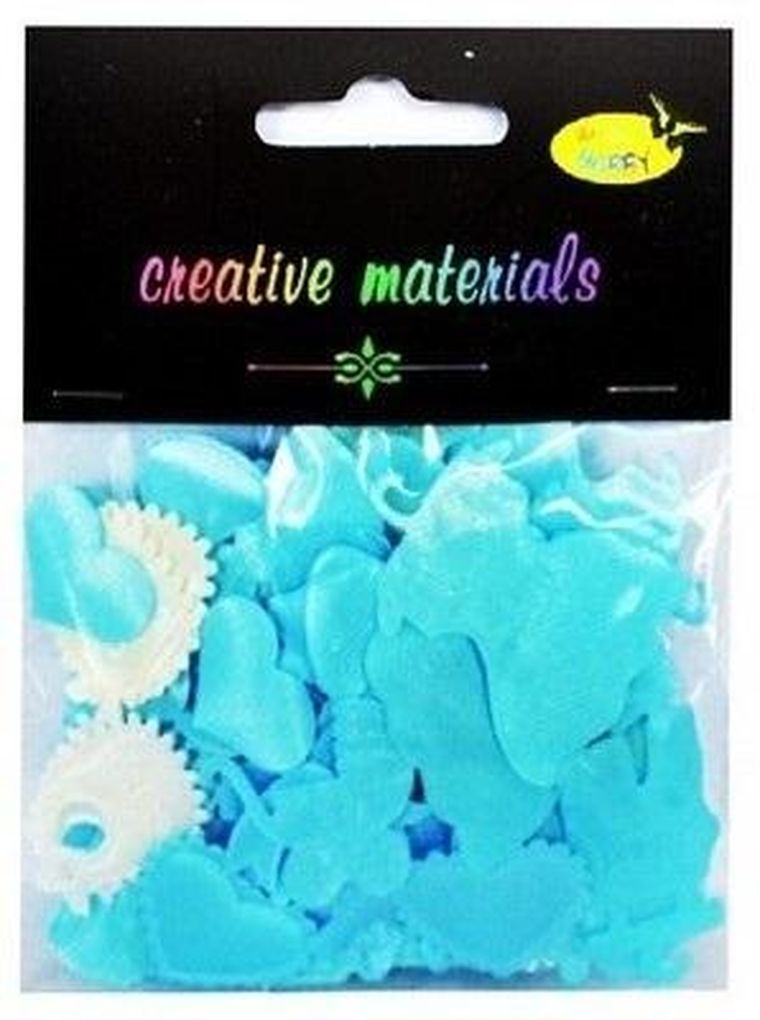 Galeria Hobby, elementy tekstylne, chrzciny, jasnoniebieskie, 4g