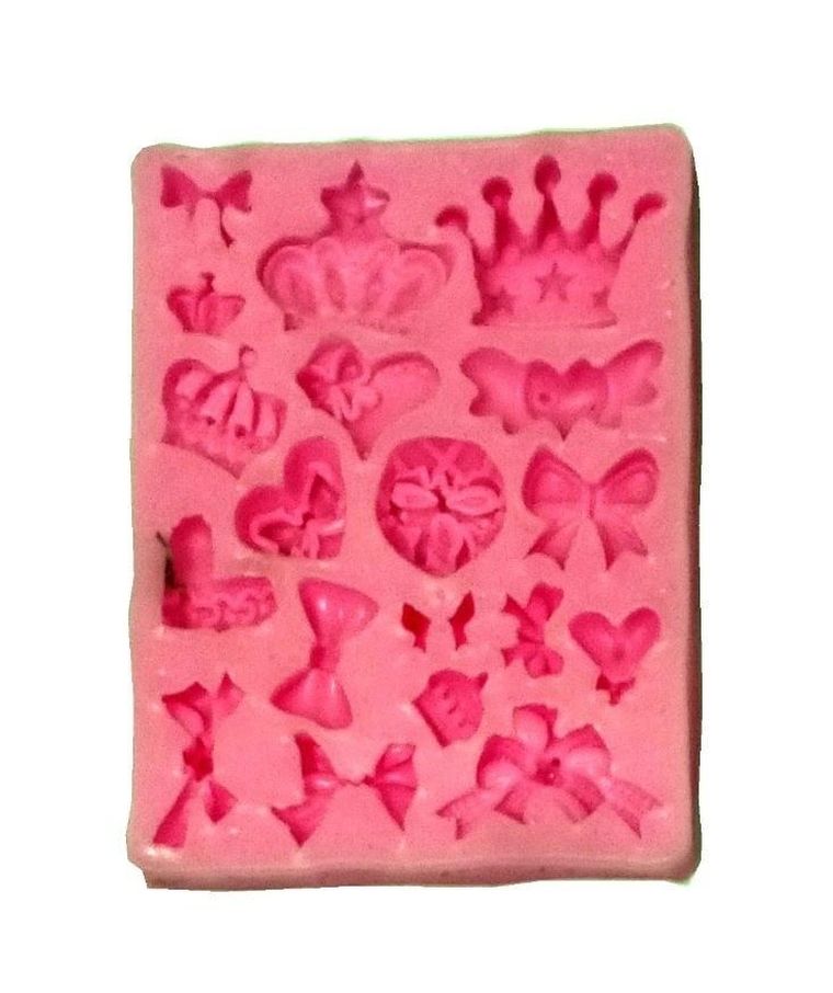 Galeria Hobby, forma silikonowa, kokardki i korony