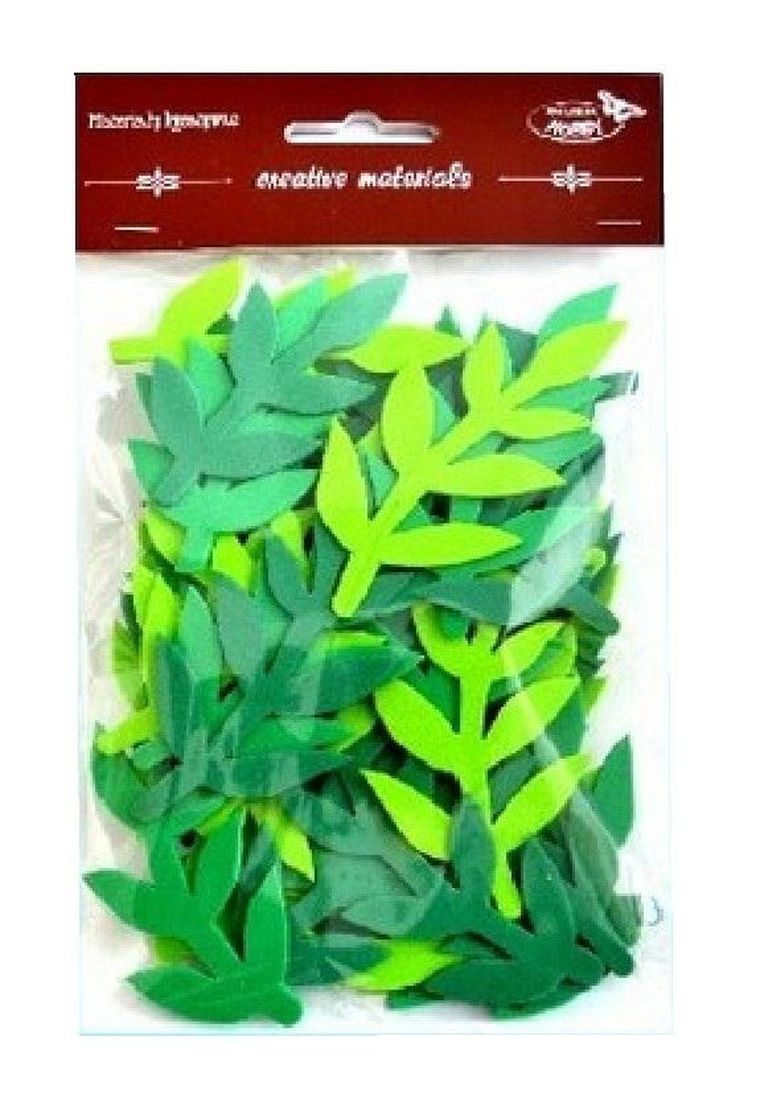 Galeria Hobby, gałązki, tonacja zielona, 36 szt.