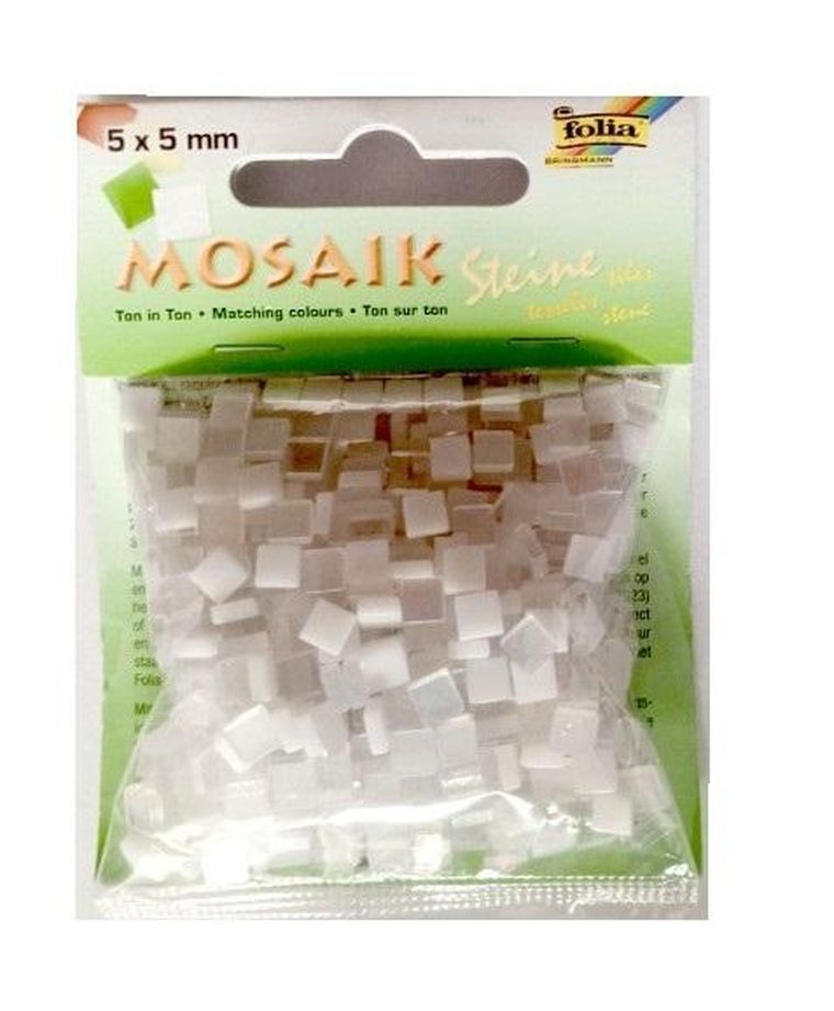 Galeria Hobby, kamyczki Ton in Ton, białe, 5-5 mm