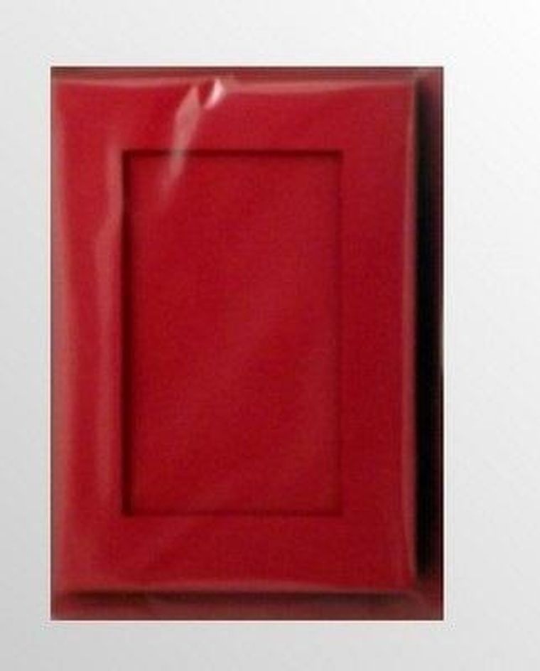 Galeria Hobby, karta passepartout + koperta, bordowa, 5 szt.