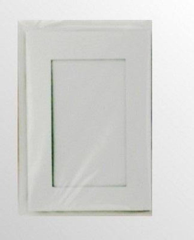 Galeria Hobby, karta passepartout + koperta, srebrna, 5 szt.