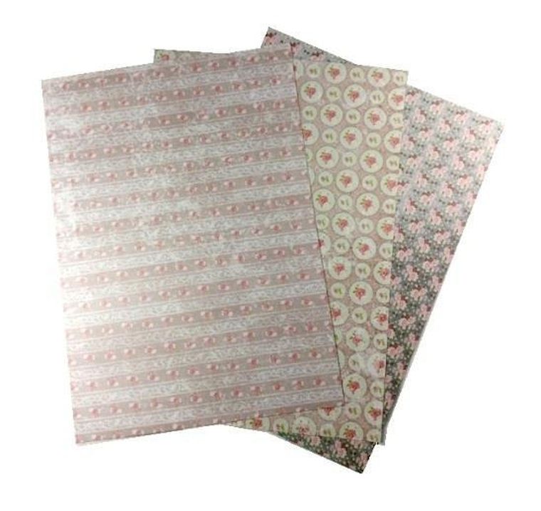 Galeria Hobby, karton, 300g, róże, 24-34 cm, 3 arkusze