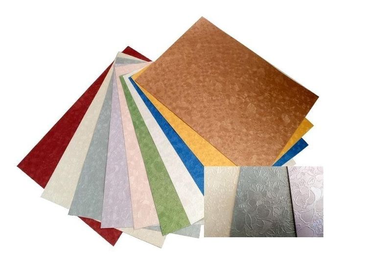 Galeria Hobby, karton kreatywny, brokat kwiecisty, 230gm, 10 arkuszy