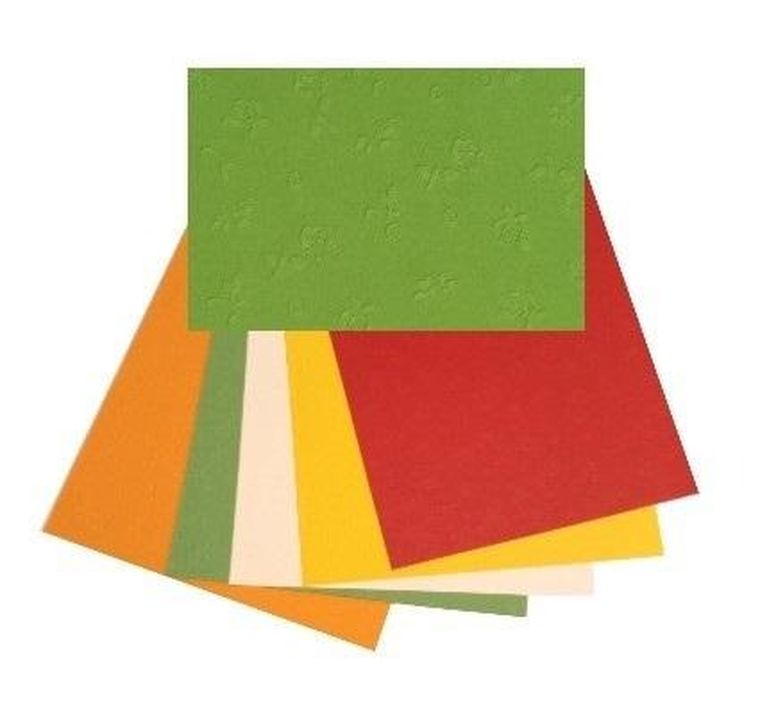 Galeria Hobby, karton, wytłaczane róże, 220g, 25-35 cm, 5 arkuszy