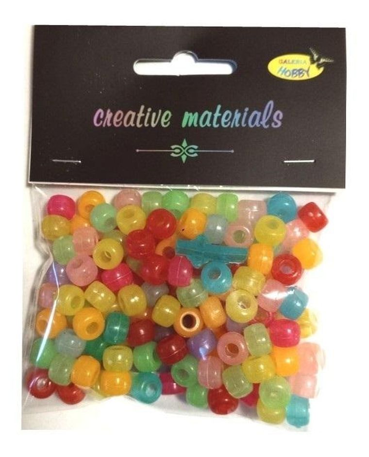 Galeria Hobby, koraliki świecące w ciemności, 6 mm, 39g, 150 szt.