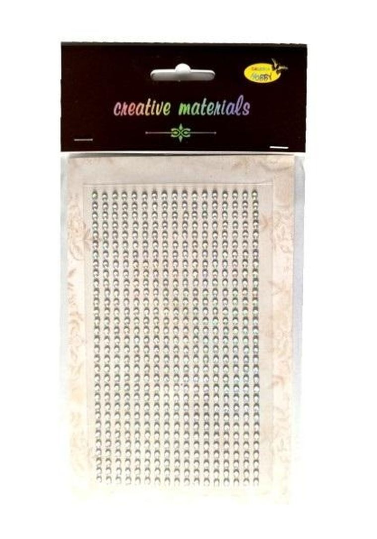 Galeria Hobby, kryształki samoprzylepne, opalizujący, 3 mm, 527 szt.