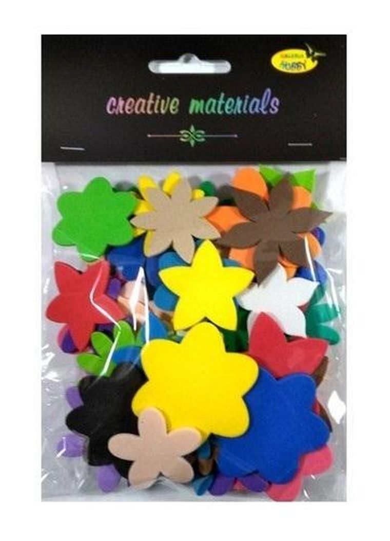 Galeria Hobby, kwiatki z pianki miks, 10g