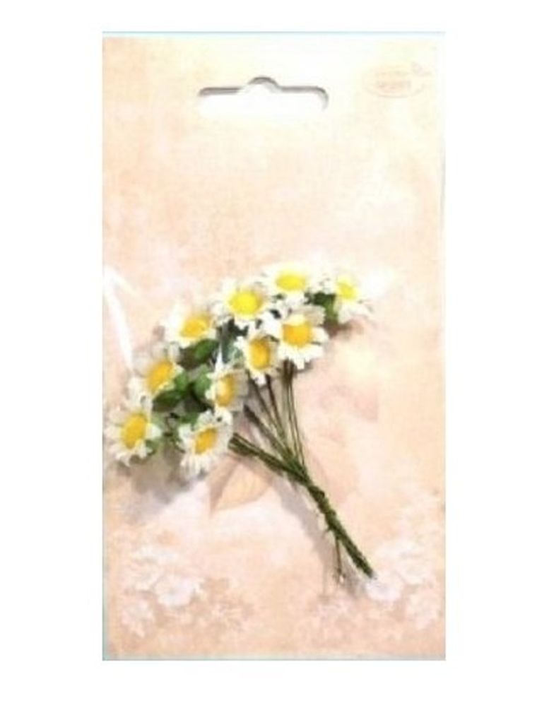 Galeria Hobby, kwiaty papierowe, stokrotki, 10 szt.