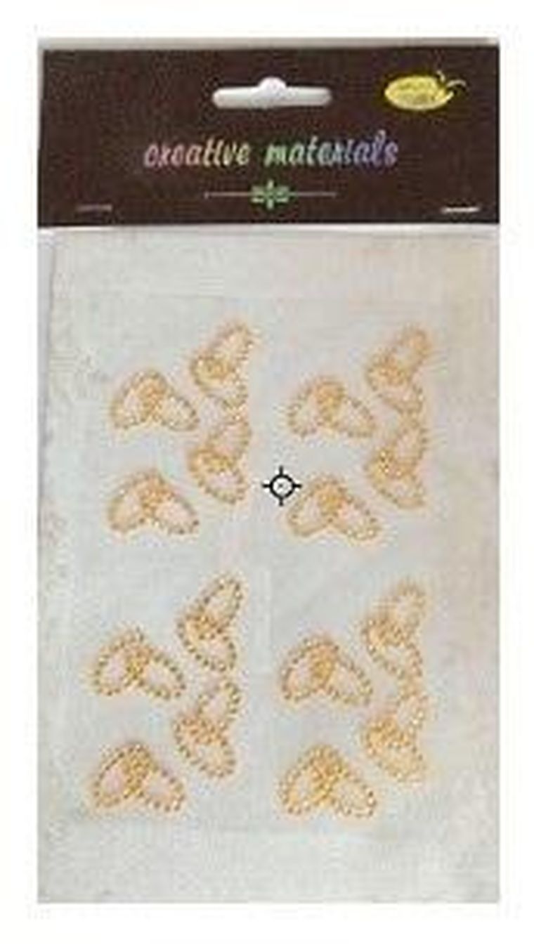 Galeria Hobby, obrączki akrylowe, złote, 16 szt.