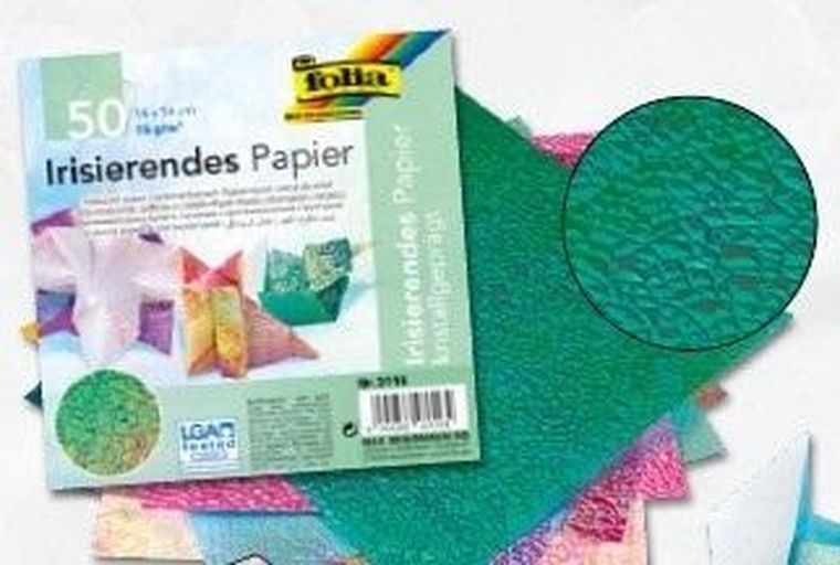 Galeria Hobby, papier opalizujący, kryształy, 14-14 cm, 50 szt.