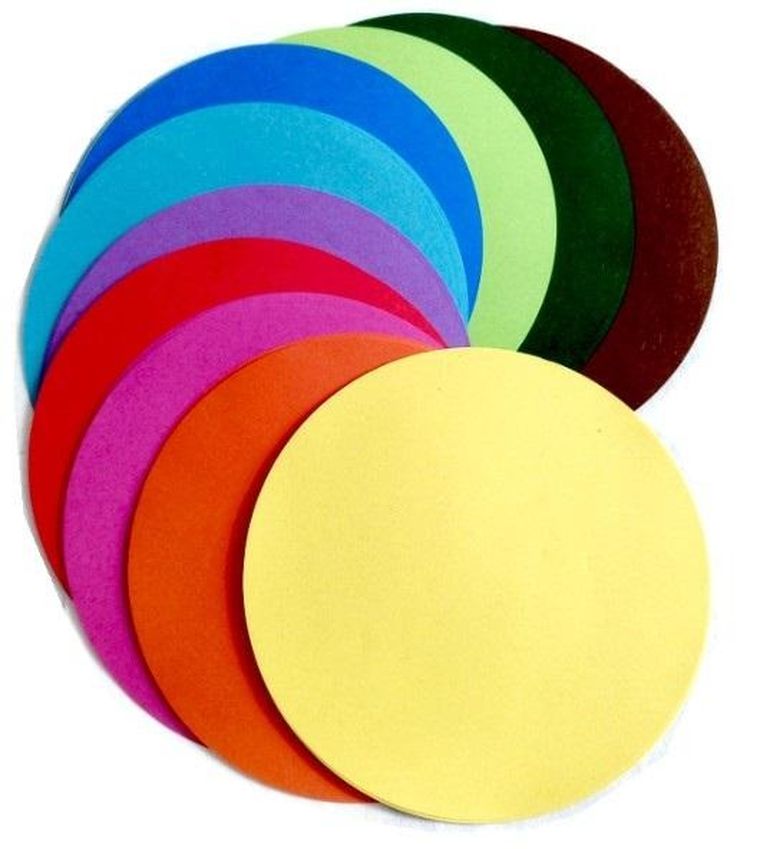 Galeria Hobby, papier origami, 70g, koło, 12 cm, 100 arkuszy