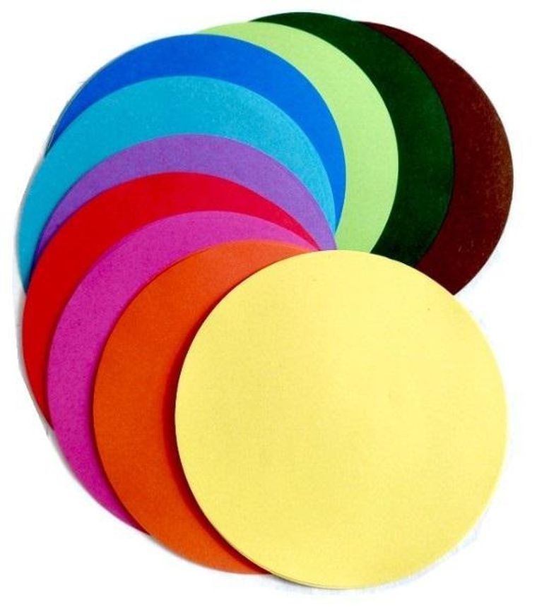 Galeria Hobby, papier origami, 70g, koło, 8 cm, 100 arkuszy