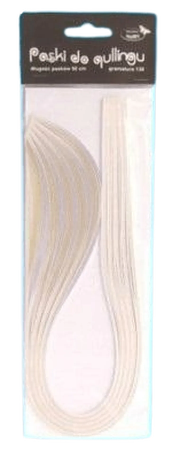 Galeria Hobby, paski do quillingu, białe, 3 mm, 100 szt.