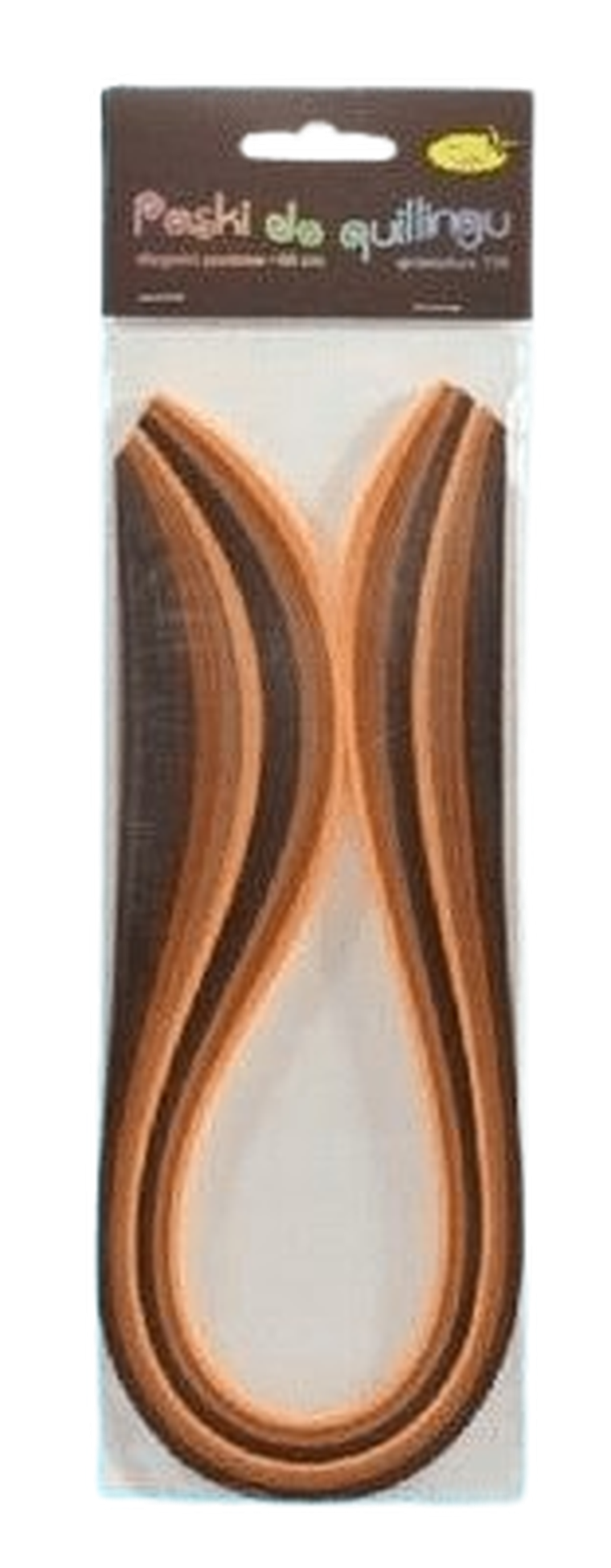 Galeria Hobby, paski do quillingu, brązowe, 3 mm, 100 szt.