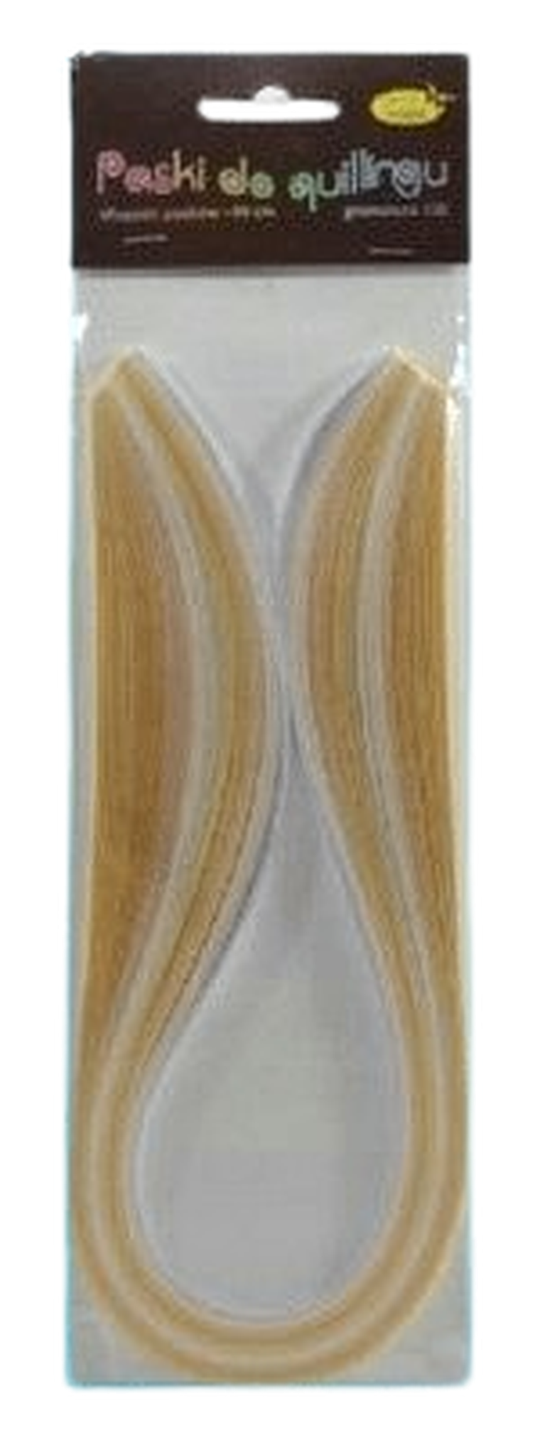 Galeria Hobby, paski do quillingu, kremowe, 3 mm, 100 szt.