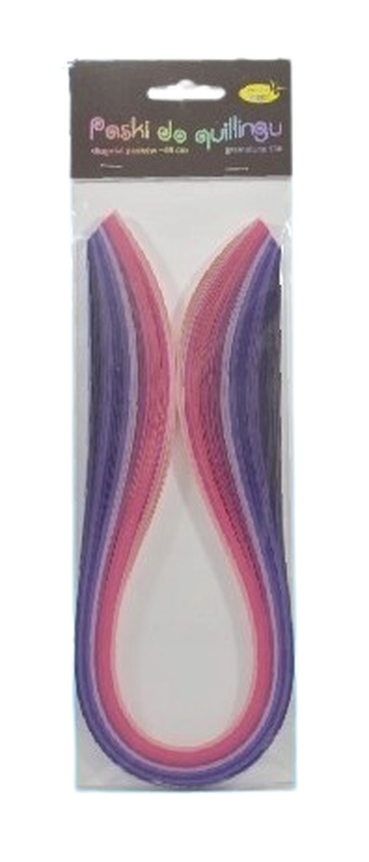 Galeria Hobby, paski do quillingu, różowe, 3 mm, 100 szt.