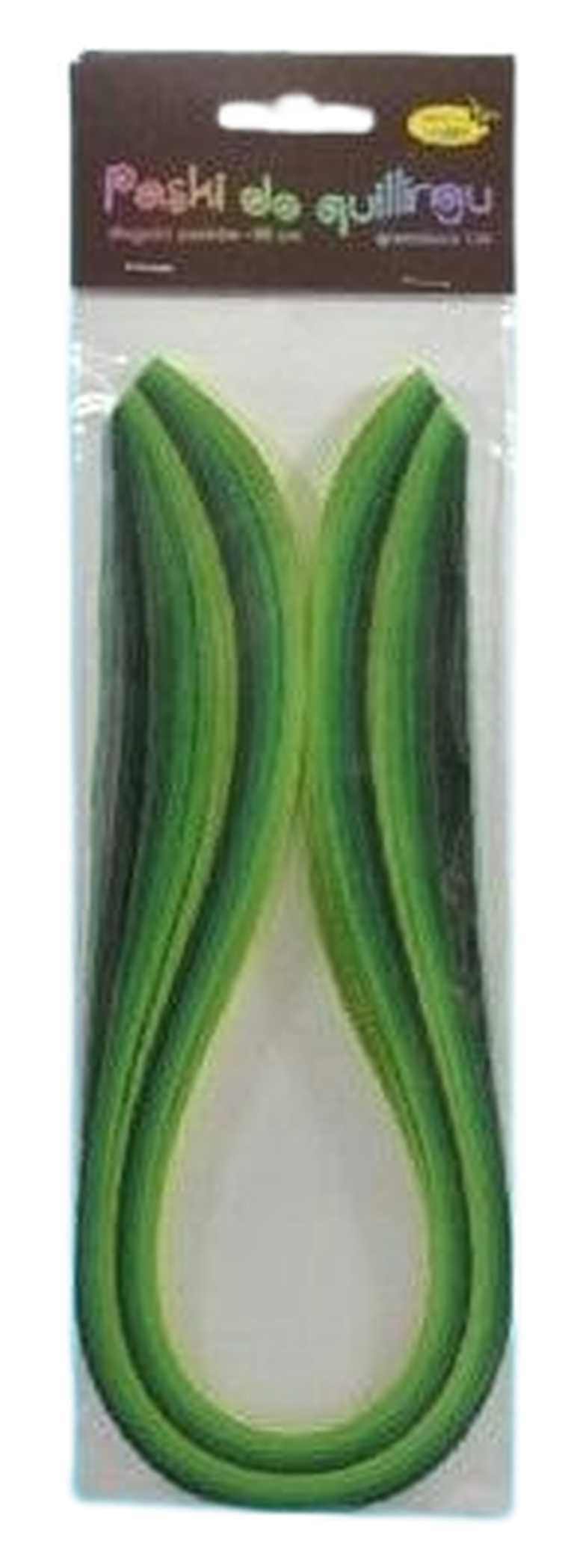 Galeria Hobby, paski do quillingu, zielone, 3 mm, 100 szt.