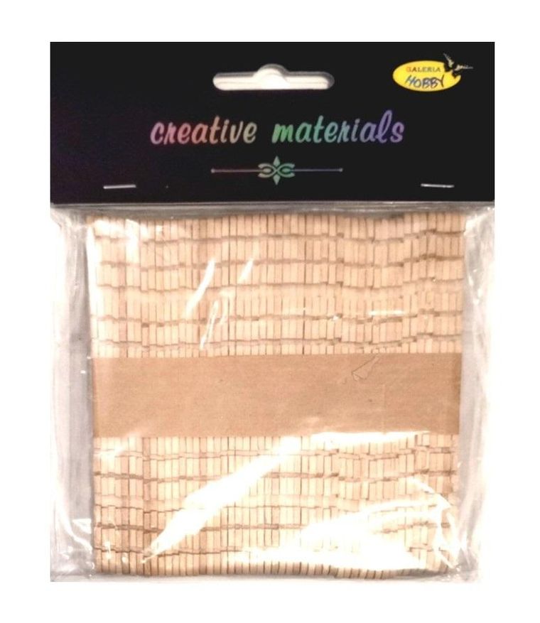 Galeria Hobby, patyczki frezowane naturalne, 114 mm, 50 szt.