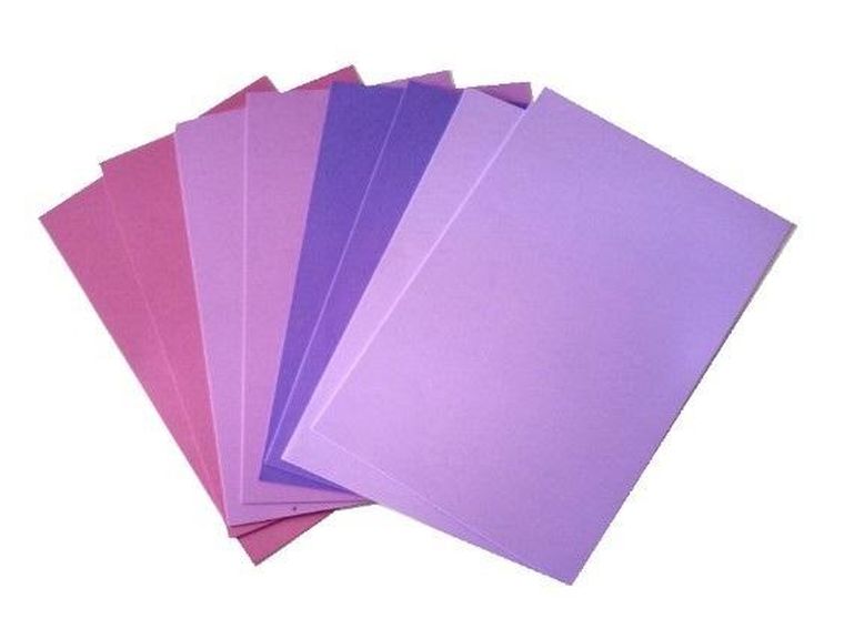 Galeria Hobby, pianka fioletowa, 8 arkuszy, 20-30 cm