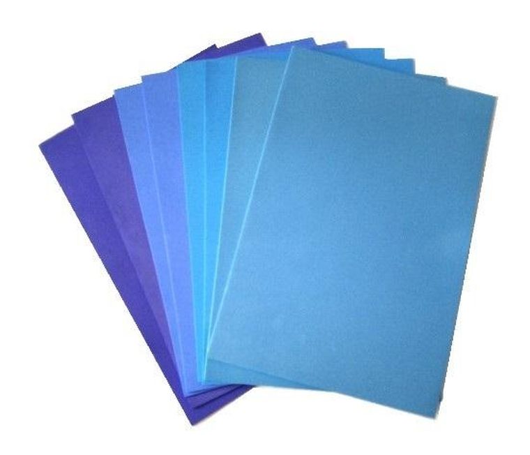 Galeria Hobby, pianka, niebieska, 8 arkuszy, 20-30 cm