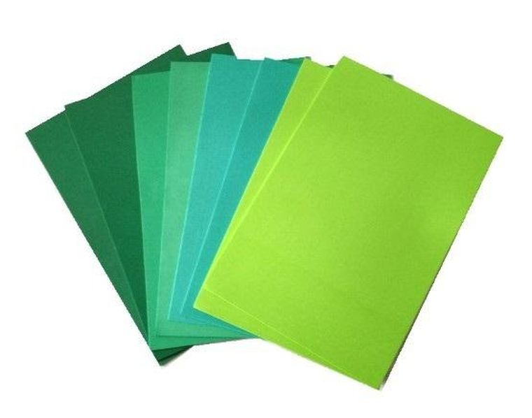 Galeria Hobby, pianka zielona, 8 arkuszy, 20-30 cm