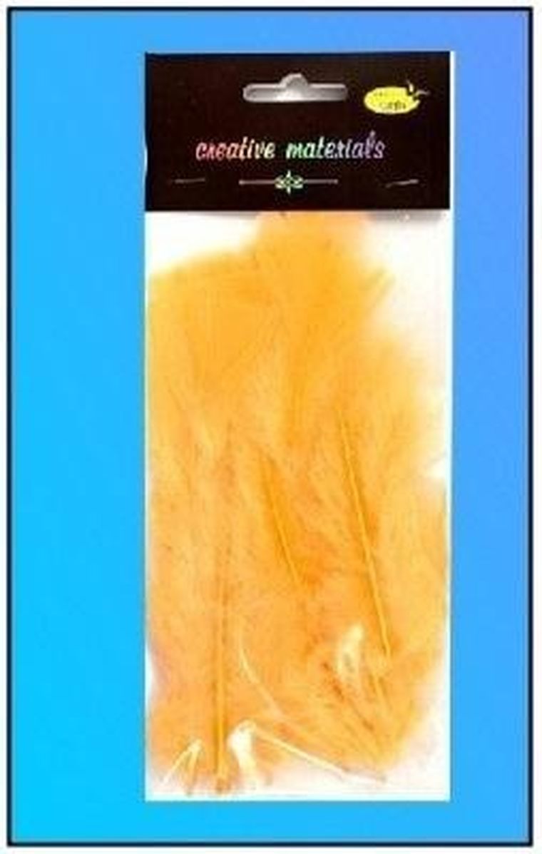 Galeria Hobby, piórka miękkie, brzoskwiniowe, 15 szt.