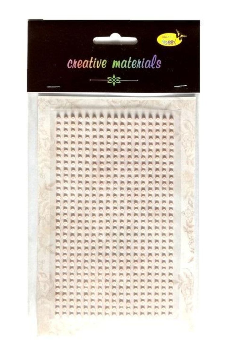 Galeria Hobby, półperełki samoprzylepne, jasno-różowe, 3 mm, 527 szt.