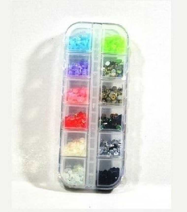 Galeria Hobby, półperełki z mikrostrukturą, 4 mm, 12 kolorów