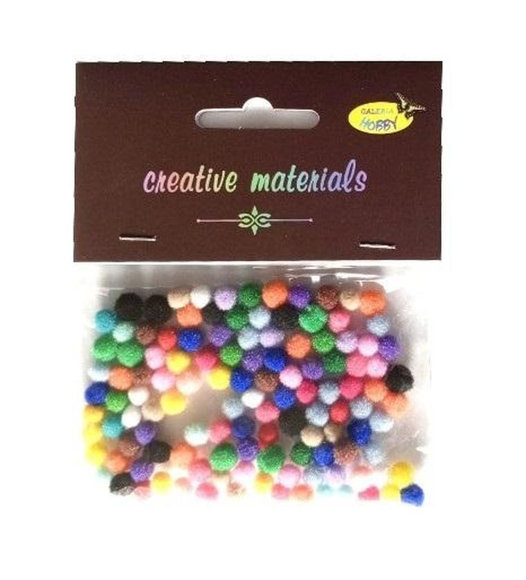 Galeria Hobby, pompony, 5 mm, 120 szt.