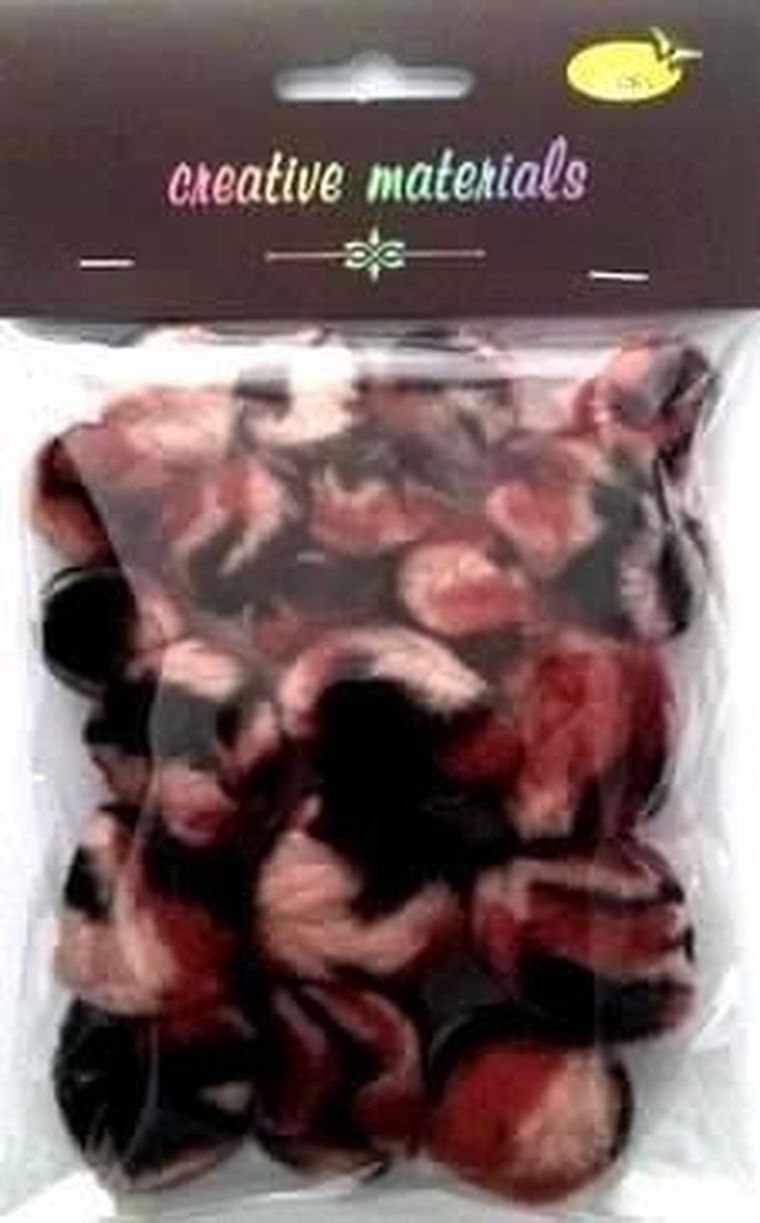 Galeria Hobby, pompony zwierzęce, 25-40 mm, 21 szt.