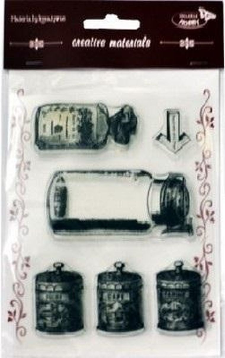 Galeria Hobby, stemple kreatywne, butelki