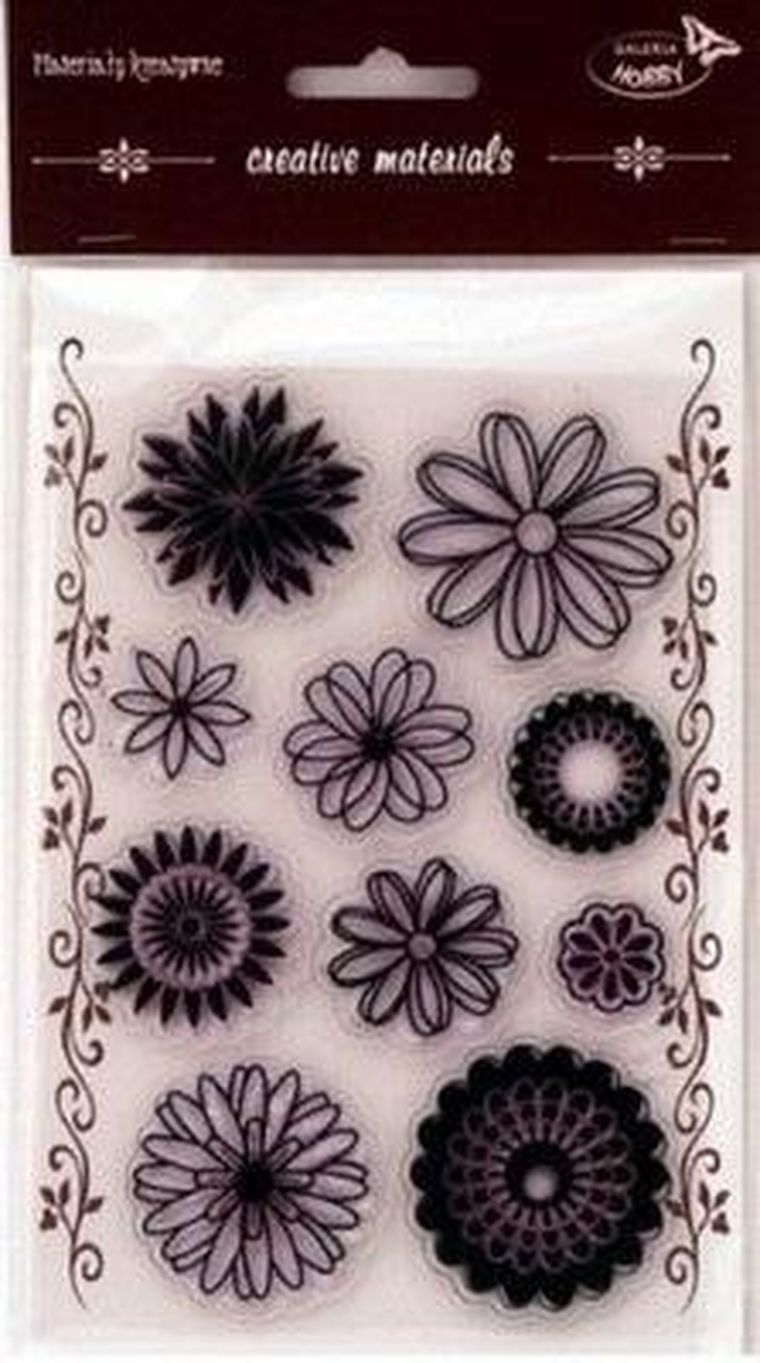 Galeria Hobby, stemple kreatywne, kwiaty