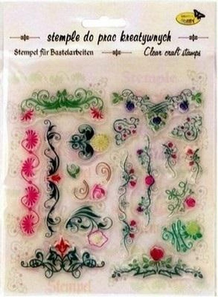 Galeria Hobby, stemple kreatywne, ornament, 14,5-17 cm