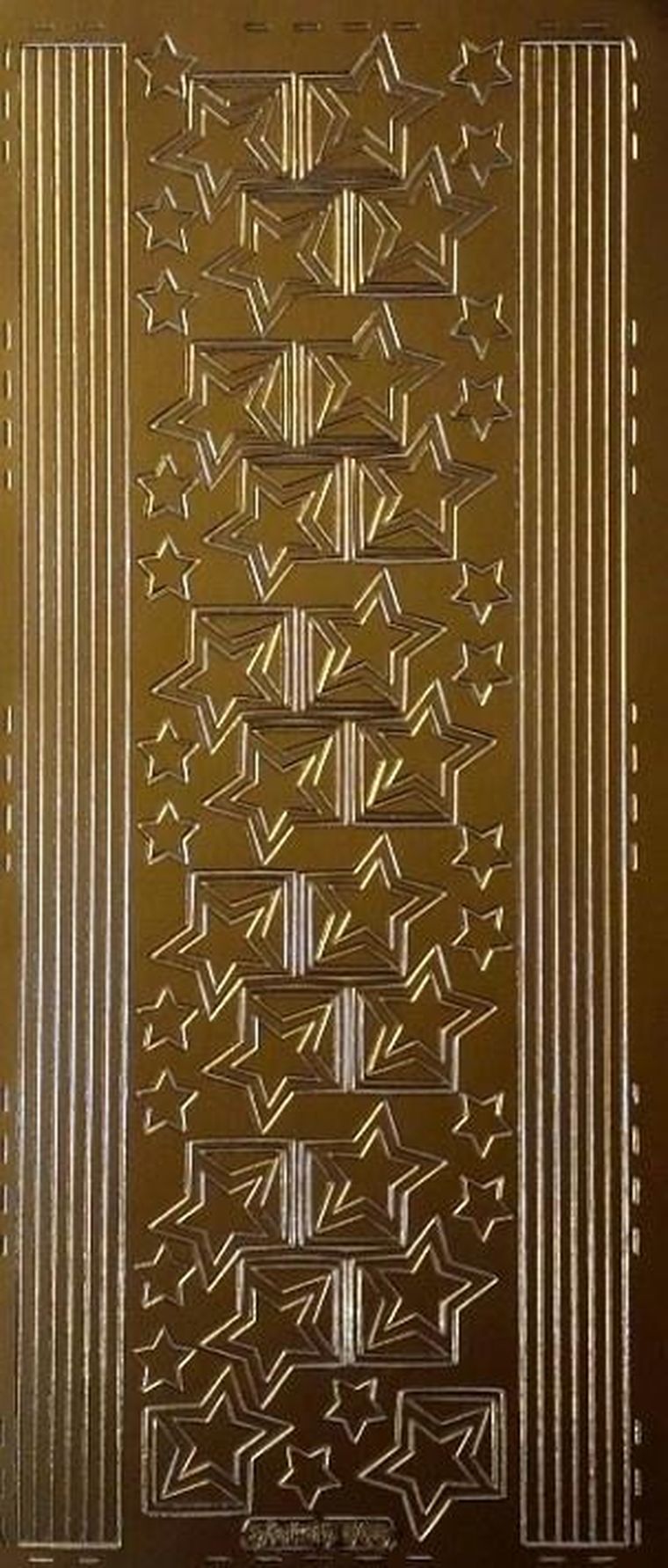 Galeria Hobby, stiker ażurowy, bordiurka, złoty, 10-23cm