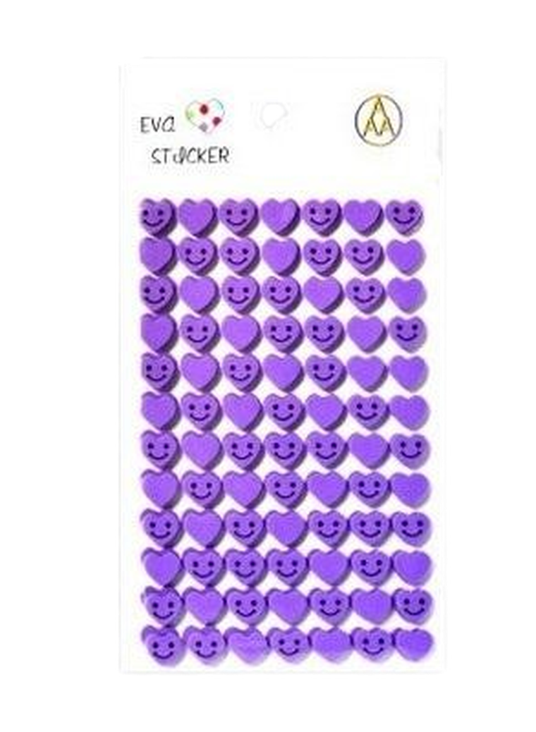 Galeria Hobby, stiker z elementami z pianki fioletowy