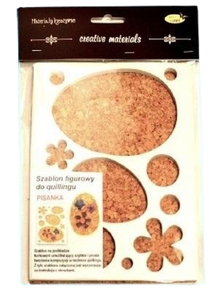 Galeria Hobby, szablon figurowy do quillingu, pisanka, 14.5-19 cm
