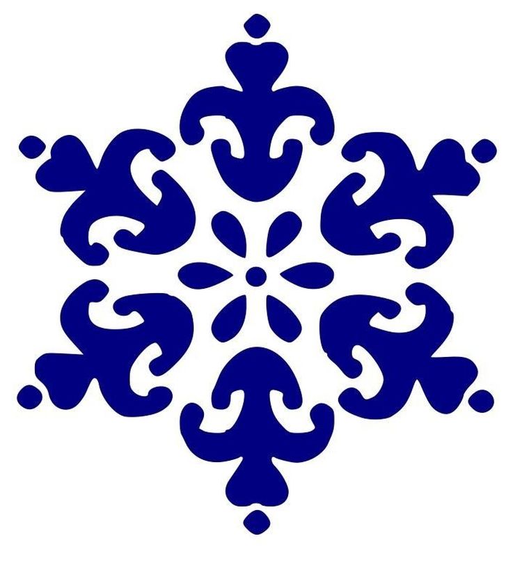 Galeria Hobby, szablon ornament, 20-30 cm