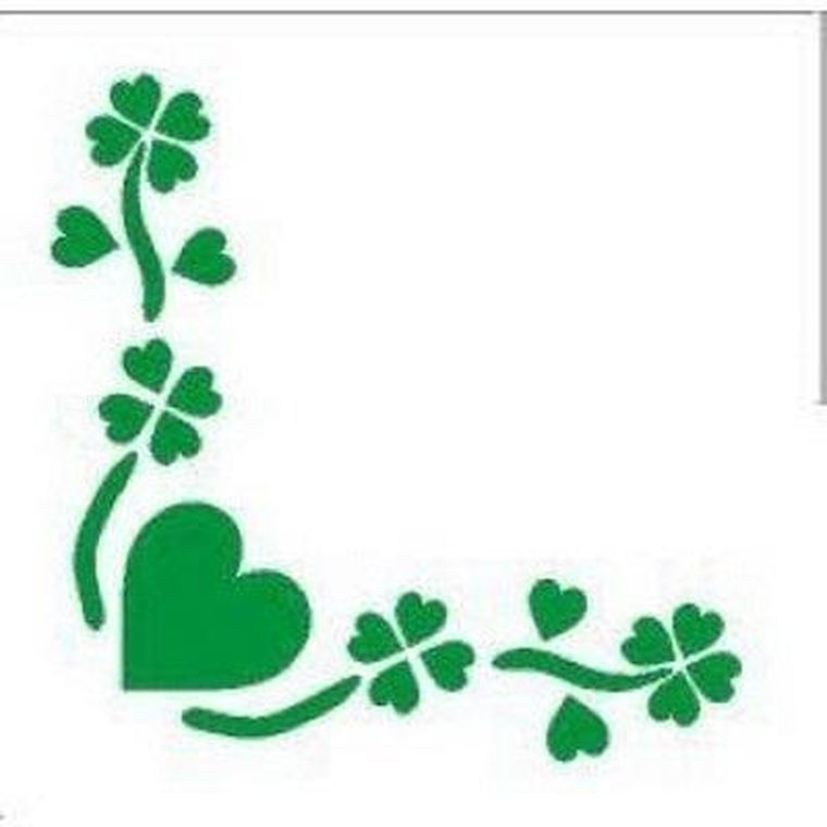 Galeria Hobby, szablon zmywalny, narożny, 12-15 cm