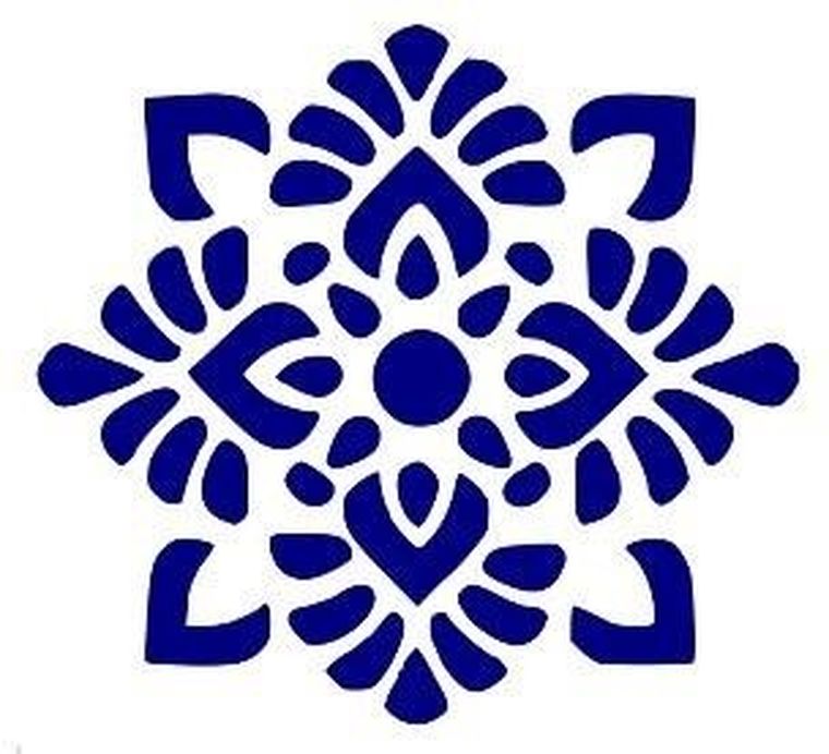 Galeria Hobby, szablon zmywalny ornament, A4, 20-30 cm