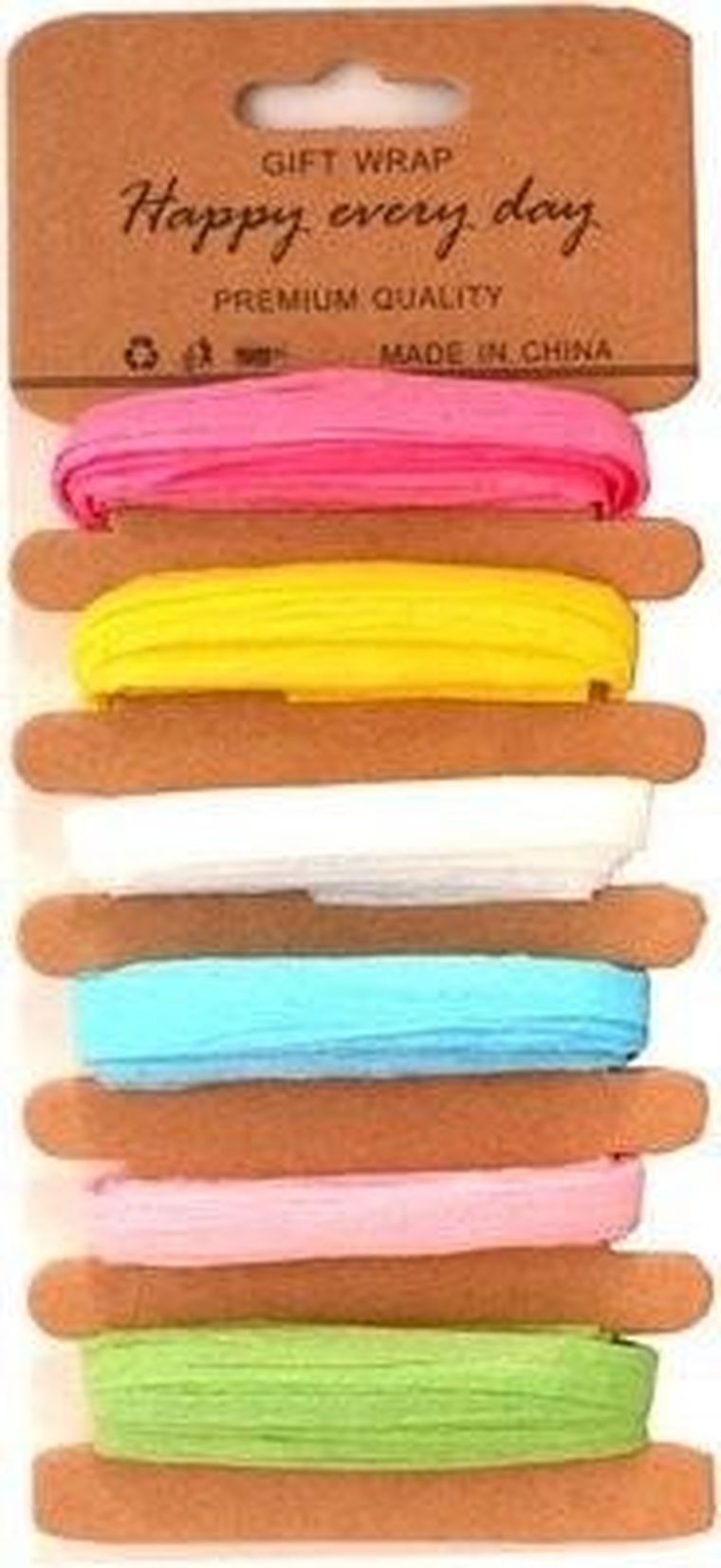 Galeria Hobby, tasiemki syntetyczne, pastelowe, 6 kolorów