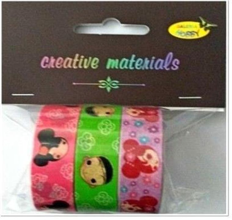 Galeria Hobby, taśmy samoprzylepne, dzieci, 15 mm, 3 szt.