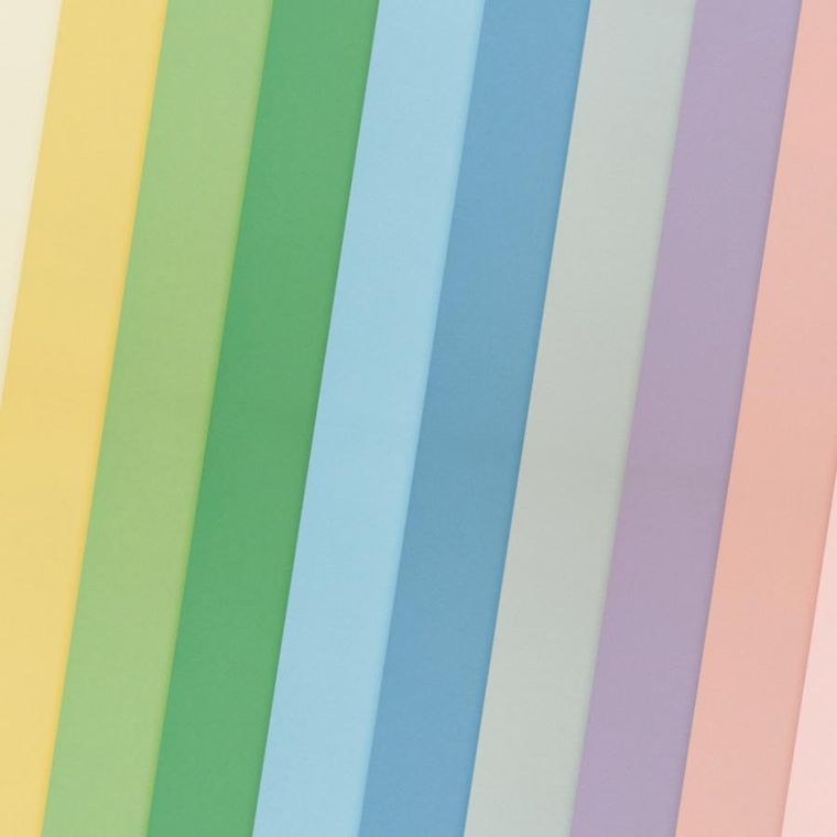 Galeria Papieru, karton ozdobny A4, 10 kolorów, satynowy, 160g, 50 arkuszy