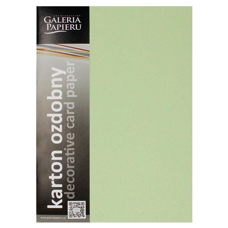 Galeria Papieru, karton ozdobny A4, zielony gładki, 20 arkuszy