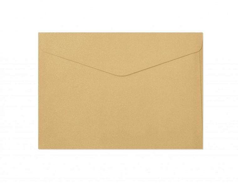 Galeria Papieru, koperta C5, złota perłowa, 10 szt.